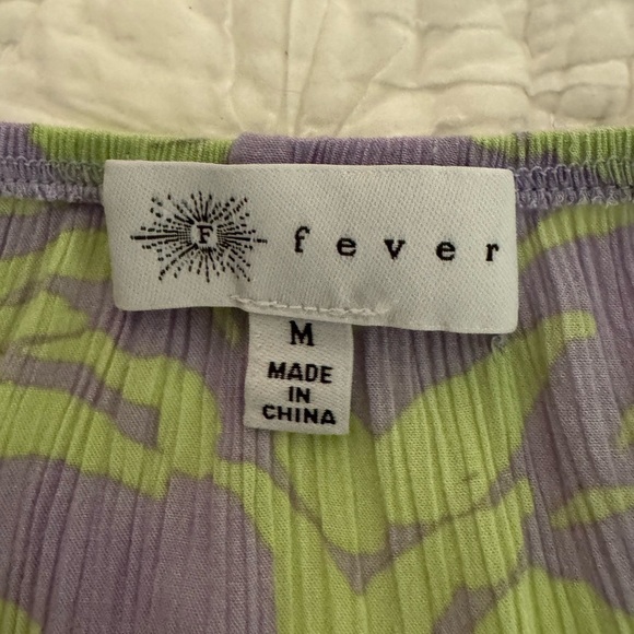 Fever gorgeous top in Liliac/mint green size M - Picture 6 of 10